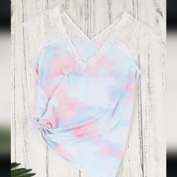 ♥️New lace tie dye top - Picture 11 of 16